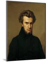 Portrait of Ambroise Thomas 1834-Hippolyte Flandrin-Mounted Giclee Print