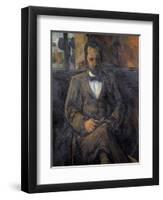 Portrait of Ambroise Vollard, Art Dealer, by Paul Cezanne-null-Framed Giclee Print