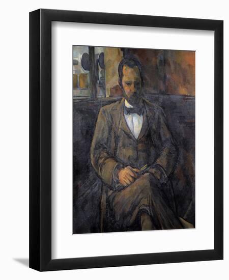 Portrait of Ambroise Vollard, Art Dealer, by Paul Cezanne-null-Framed Giclee Print