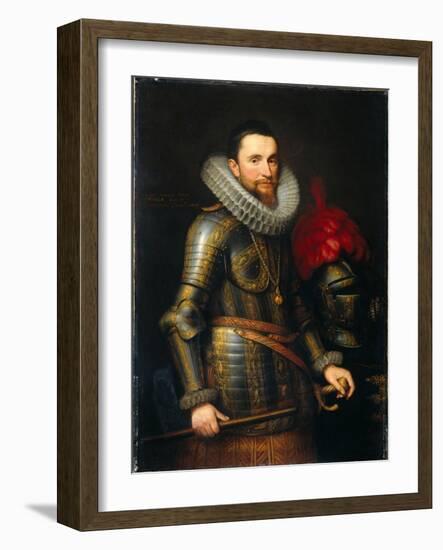 Portrait of Ambrosio Spinola (1569-163), 1609-Michiel Jansz Van Miereveld-Framed Giclee Print