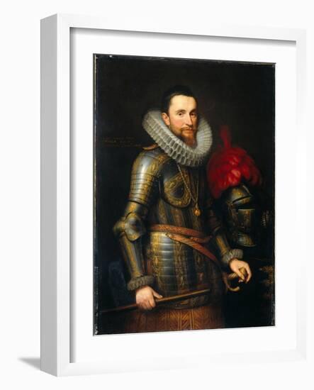 Portrait of Ambrosio Spinola (1569-163), 1609-Michiel Jansz Van Miereveld-Framed Giclee Print