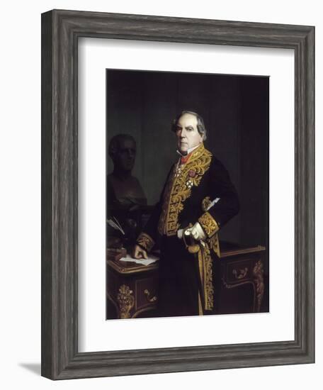 Portrait of Amedee Thierry by Jean Leon Gerome-null-Framed Giclee Print