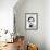Portrait of Amedeo Modigliani-null-Framed Photographic Print displayed on a wall