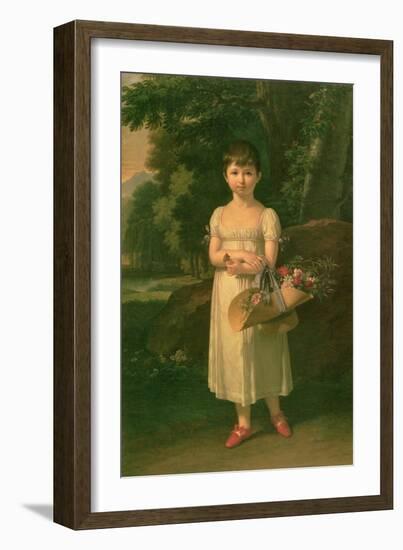 Portrait of Amelia Oginski, 1808-Francois Xavier Fabre-Framed Giclee Print