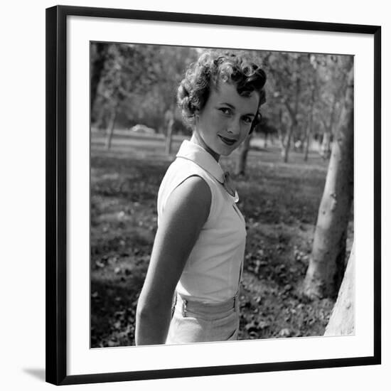 Portrait of American Actress Debbie Reynolds, 1950-Loomis Dean-Framed Photographic Print