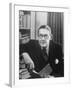 Portrait of American Born Poet and Dramatist T.S. Eliot in His Study-Alfred Eisenstaedt-Framed Premium Photographic Print