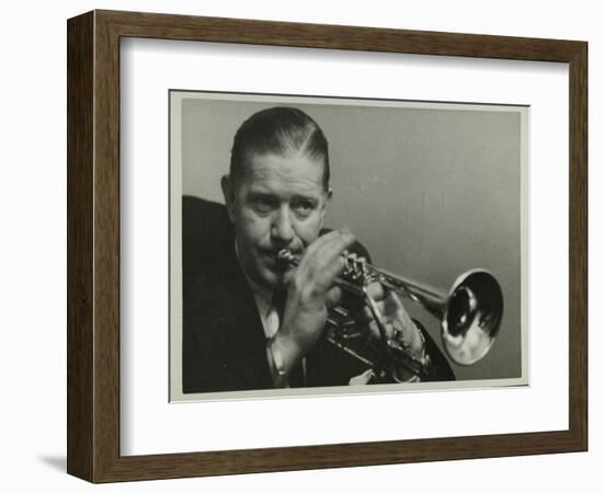 Portrait of American Cornet Player Wild Bill Davison, C1950S-Denis Williams-Framed Photographic Print