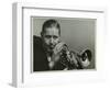 Portrait of American Cornet Player Wild Bill Davison, C1950S-Denis Williams-Framed Photographic Print