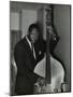 Portrait of American Double Bass Player Curtis Counce, C1950S-Denis Williams-Mounted Photographic Print