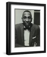 Portrait of American Drummer Cozy Cole, 1950S-Denis Williams-Framed Photographic Print