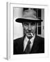 Portrait of American Physicist J. Robert Oppenheimer Wearing a Porkpie Hat and Smoking a Cigarette-Alfred Eisenstaedt-Framed Premium Photographic Print