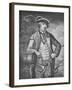 Portrait of American Revolutionary Israel Putnam Ready for Battle-null-Framed Giclee Print