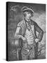 Portrait of American Revolutionary Israel Putnam Ready for Battle-null-Stretched Canvas