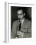 Portrait of American Saxophonist Lennie Niehaus, 1950S-Denis Williams-Framed Photographic Print