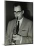 Portrait of American Saxophonist Lennie Niehaus, 1950S-Denis Williams-Mounted Photographic Print