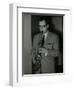 Portrait of American Saxophonist Lennie Niehaus, 1950S-Denis Williams-Framed Photographic Print