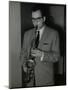 Portrait of American Saxophonist Lennie Niehaus, 1950S-Denis Williams-Mounted Photographic Print
