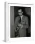 Portrait of American Saxophonist Lennie Niehaus, 1950S-Denis Williams-Framed Photographic Print