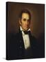 Portrait of American Statesman Richard Mentor Johnson (1780-1850)-Rembrandt Peale-Stretched Canvas