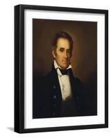 Portrait of American Statesman Richard Mentor Johnson (1780-1850)-Rembrandt Peale-Framed Giclee Print