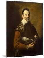 Portrait of an actor, 1620-1622-Domenico Fetti or Feti-Mounted Giclee Print