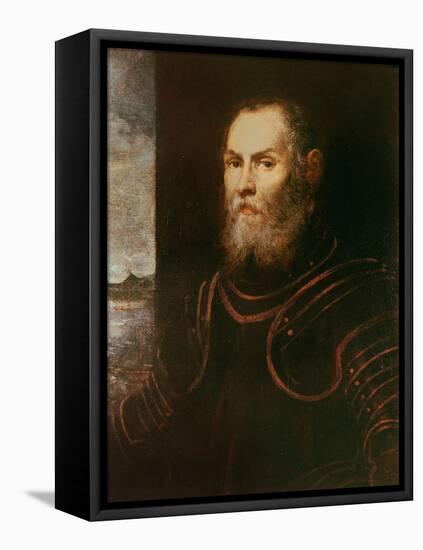 Portrait of an Admiral-Tintoretto-Framed Stretched Canvas