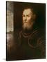 Portrait of an Admiral-Tintoretto-Stretched Canvas