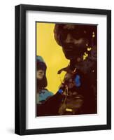 Portrait of an African Female-Daniel Cacouault-Framed Giclee Print