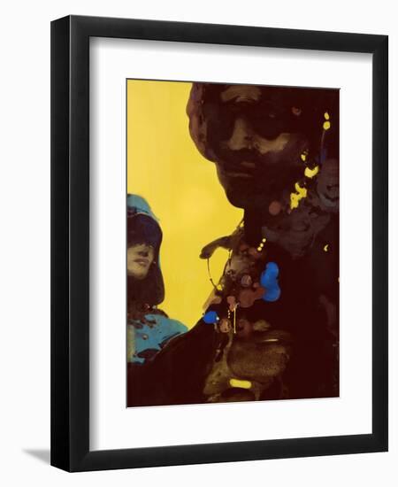 Portrait of an African Female-Daniel Cacouault-Framed Giclee Print