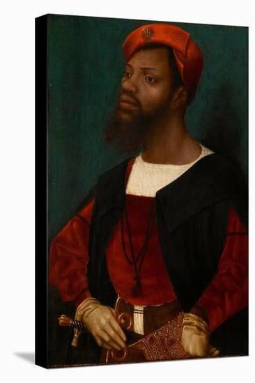 Portrait of an African Man, C.1530-Jan Mostaert-Stretched Canvas