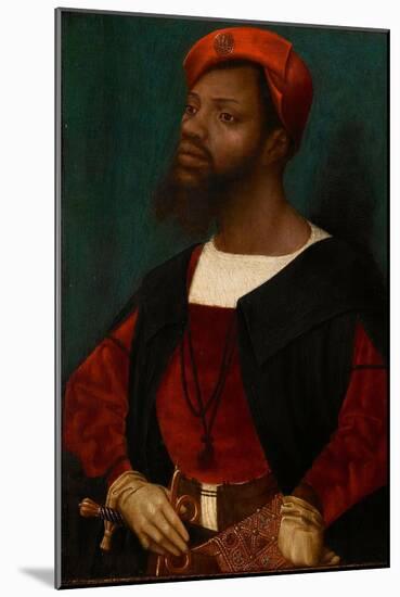 Portrait of an African Man, C.1530-Jan Mostaert-Mounted Giclee Print