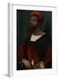 Portrait of an African Man (Christophle Le More?)-Jan Jansz Mostaert-Framed Art Print