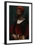 Portrait of an African Man (Christophle Le More?)-Jan Jansz Mostaert-Framed Art Print