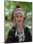 Portrait of an Akha Hill Tribe Woman in Traditional Clothing, Mae Hong Son Province-Gavin Hellier-Mounted Photographic Print