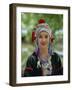 Portrait of an Akha Hill Tribe Woman in Traditional Clothing, Mae Hong Son Province-Gavin Hellier-Framed Photographic Print