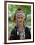 Portrait of an Akha Hill Tribe Woman in Traditional Clothing, Mae Hong Son Province-Gavin Hellier-Framed Photographic Print