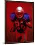 Portrait of an American Football Player Standing in a Tackle Pose-null-Framed Photographic Print