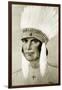 Portrait of an American Indian, 20th Century-null-Framed Giclee Print