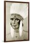 Portrait of an American Indian, 20th Century-null-Framed Giclee Print