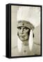 Portrait of an American Indian, 20th Century-null-Framed Stretched Canvas