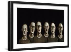 Portrait of an Anxious Man, 1986-Evelyn Williams-Framed Giclee Print