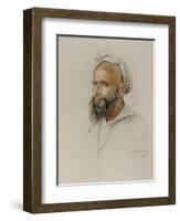 Portrait of an Arab, 1934-Philip Alexius De Laszlo-Framed Giclee Print