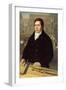 Portrait of an Architect, Berlin, 1820-W. Herbig-Framed Giclee Print