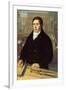 Portrait of an Architect, Berlin, 1820-W. Herbig-Framed Giclee Print