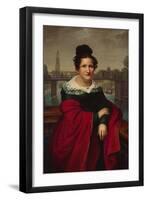 Portrait of an Architect's Wife, Berlin, 1821-W. Herbig-Framed Giclee Print