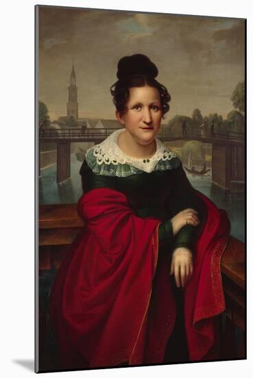 Portrait of an Architect's Wife, Berlin, 1821-W. Herbig-Mounted Giclee Print