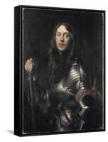 Portrait of an Armored Warrior-Sir Anthony Van Dyck-Framed Stretched Canvas