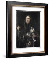 Portrait of an Armored Warrior-Sir Anthony Van Dyck-Framed Giclee Print