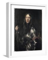 Portrait of an Armored Warrior-Sir Anthony Van Dyck-Framed Giclee Print