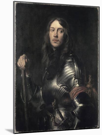 Portrait of an Armored Warrior-Sir Anthony Van Dyck-Mounted Giclee Print